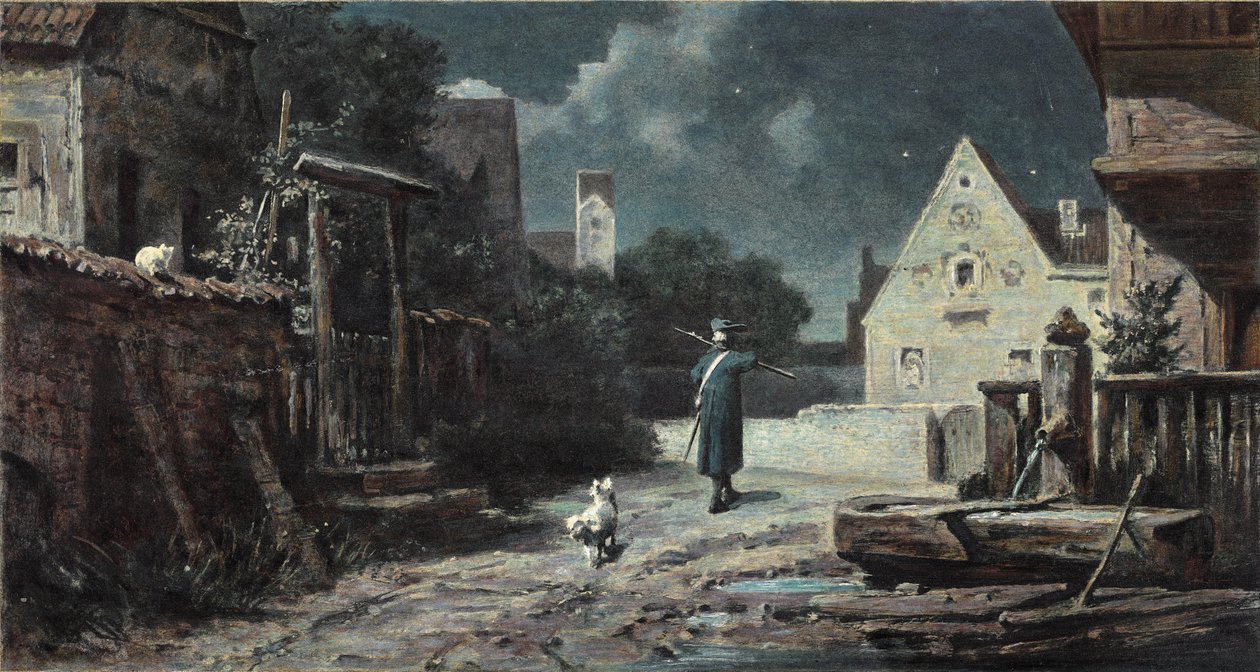 Az éjjeli őr alkotó: Carl Spitzweg