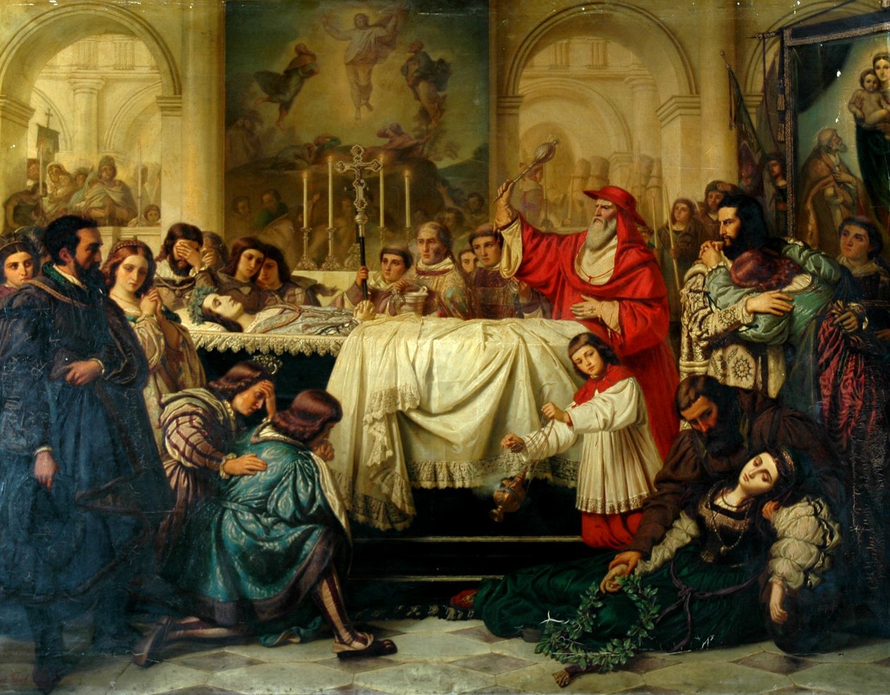 Raffaello halála alkotó: Carl Robert Arthur Thiele
