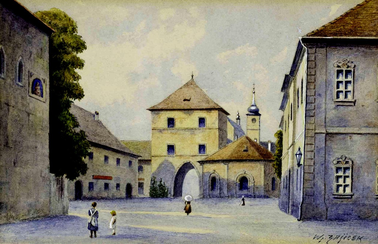 Freihaus a Wieden -en alkotó: Carl Wenzel Zajicek
