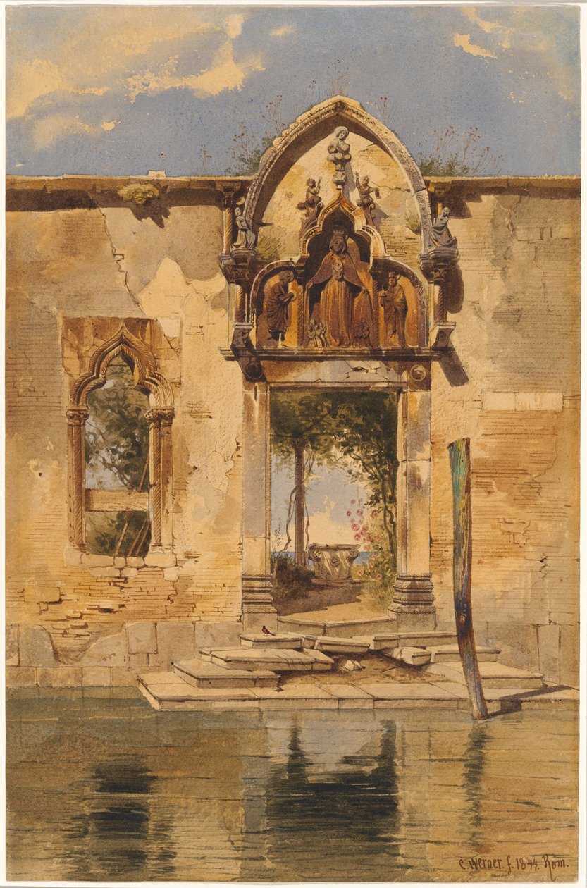 A Madonna della Misericordia portálja a csatornából alkotó: Carl Friedrich Heinrich Werner