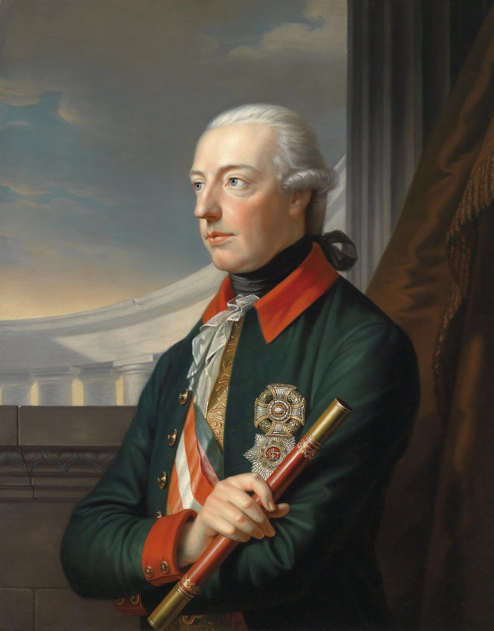 II. József császár portréja (1741-1790) alkotó: Carl von Sales