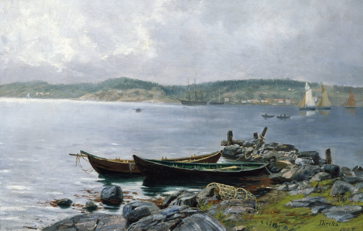 A Drøbaksundetből alkotó: Carl Edvard Diriks