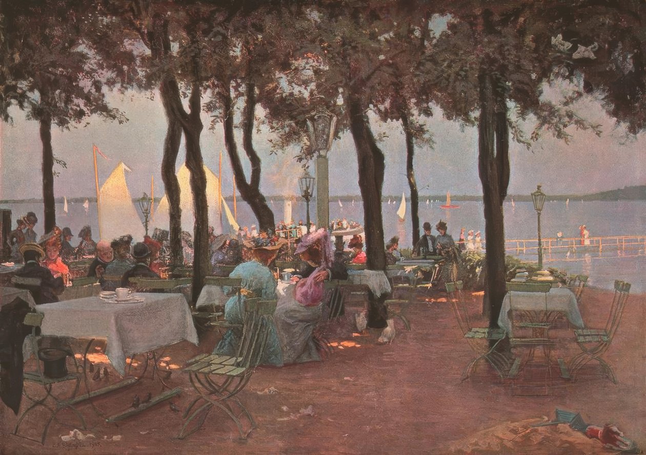 Nyári délután a Müggelsee-nél alkotó: Carl Alexander Brendel