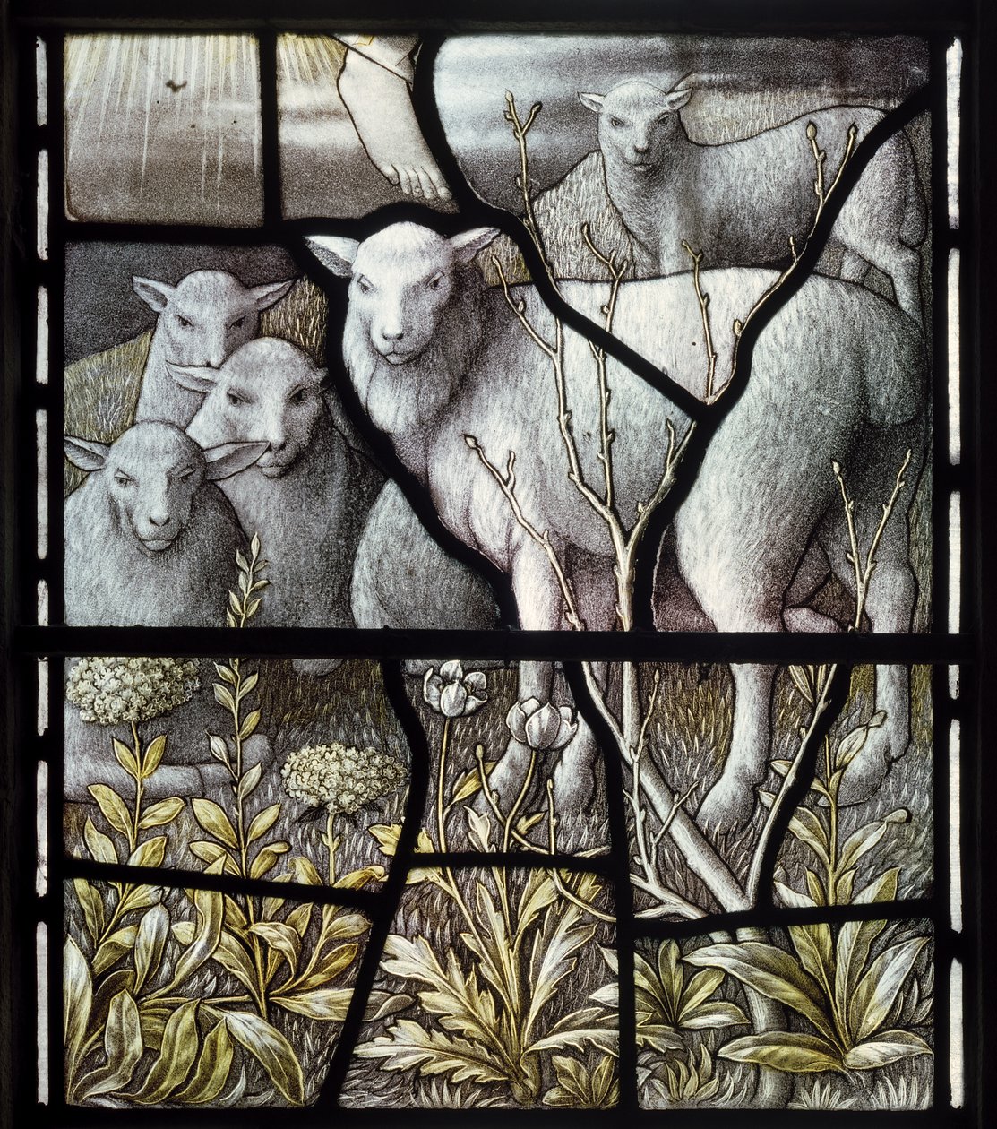 Over Wyresdale, Christ Church, Shrigley & Hunt (1873-1982), Carl Almquist, The Shepherds Church, Shepherding, Sheep, 18 alkotó: Carl Almquist