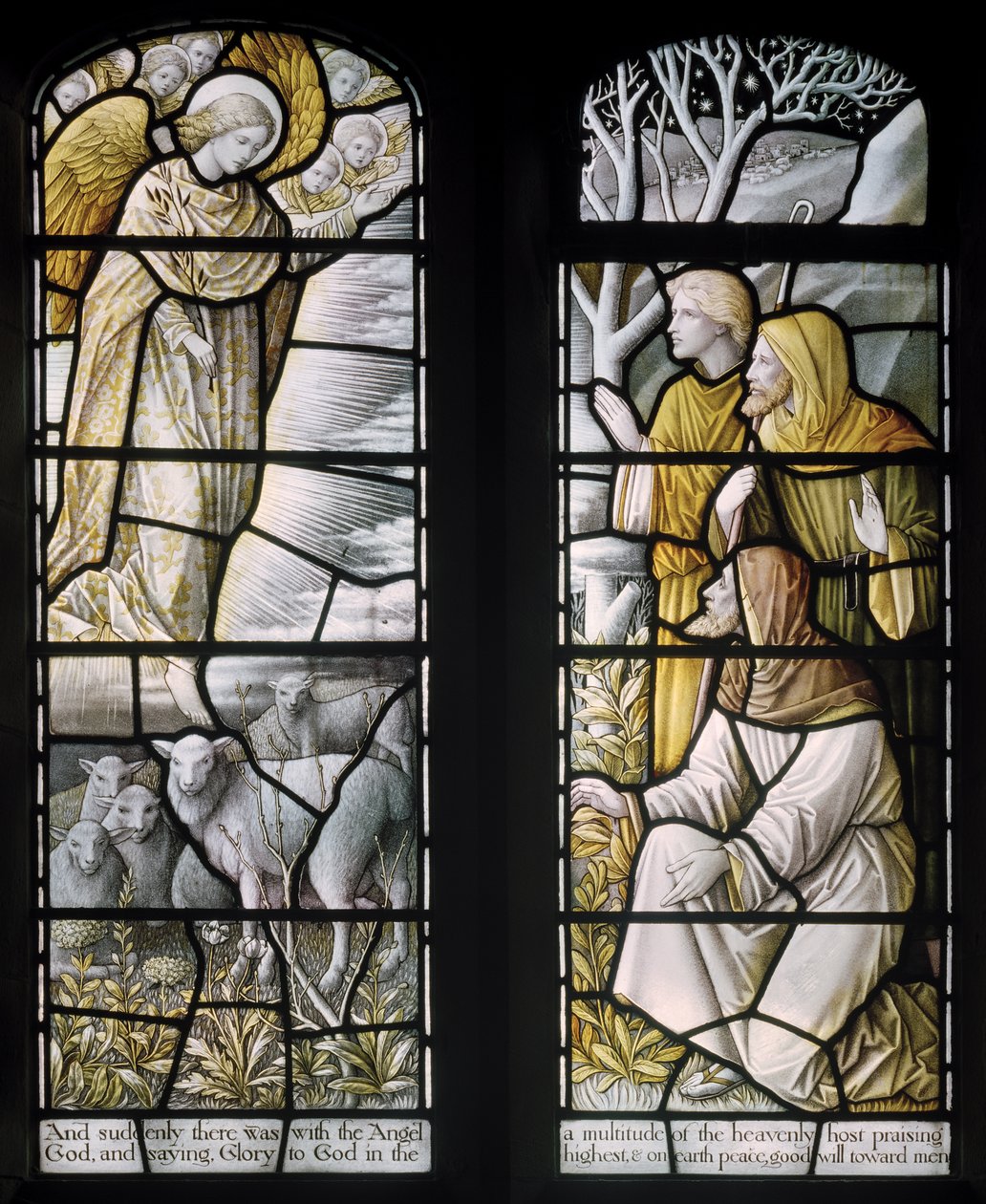 Over Wyresdale, Christ Church, Shrigley & Hunt (1873-1982), Carl Almquist, The Shepherds Church, Shepherding, Sheep, 18 alkotó: Carl Almquist