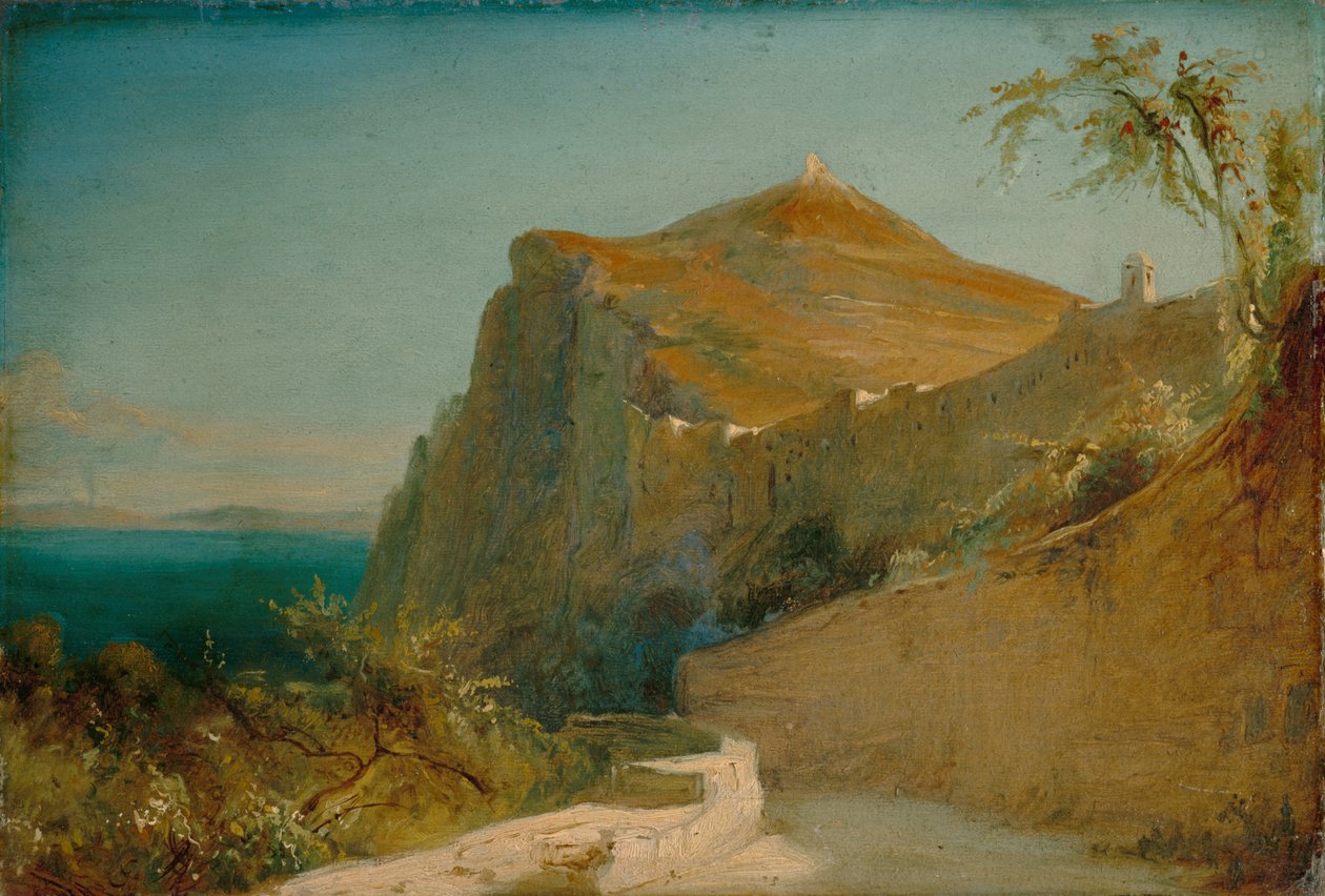 Tiberius-szikla, Capri alkotó: Carl Blechen