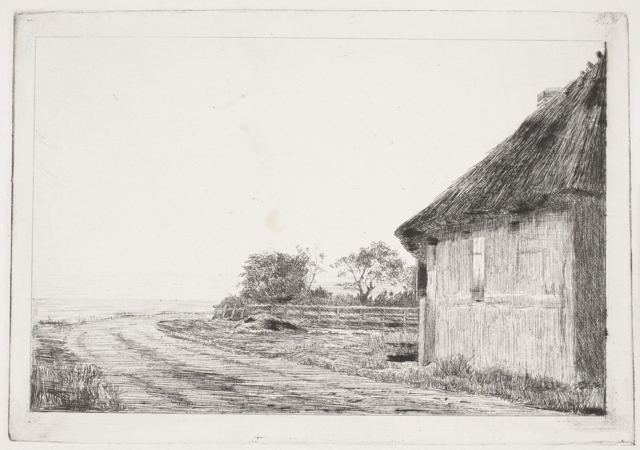 A ház és a kert a tenger mellett alkotó: Carl Bloch