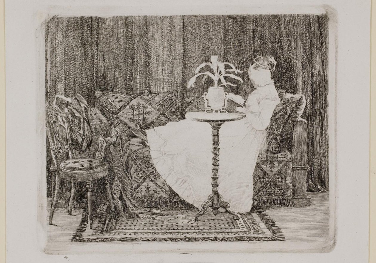 Olvasó hölgy alkotó: Carl Bloch