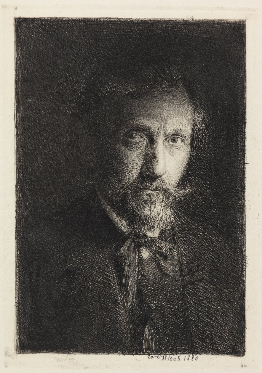 Önarckép alkotó: Carl Bloch