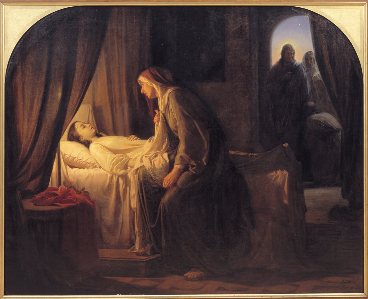 Jairius lánya alkotó: Carl Bloch