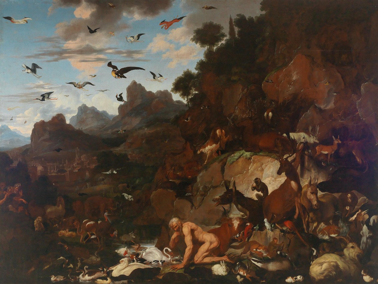 Nabukodonozor őrülete, c. 1680. alkotó: Carl Borromaus Andreas Ruthart
