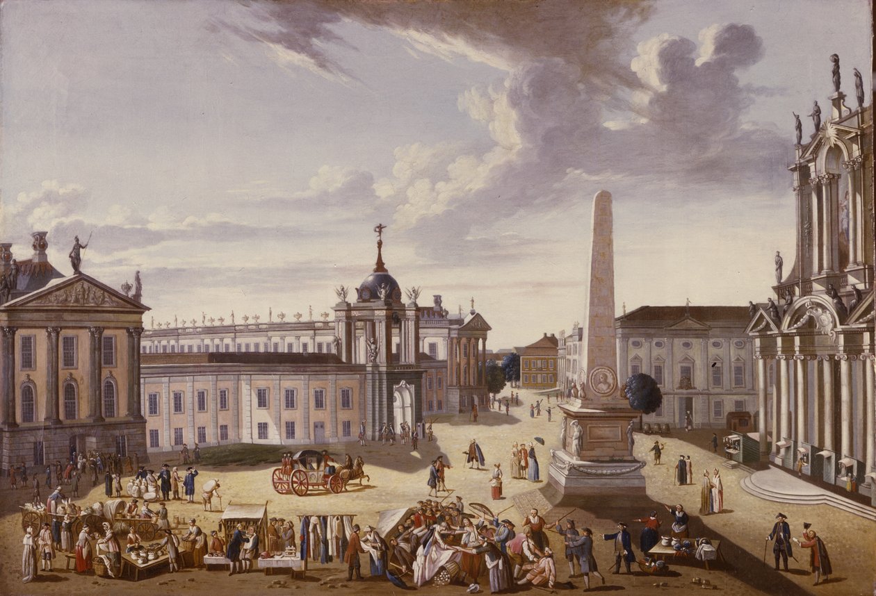Kilátás a városházára, 1772 (lásd még: 330437) alkotó: Carl Christian Baron