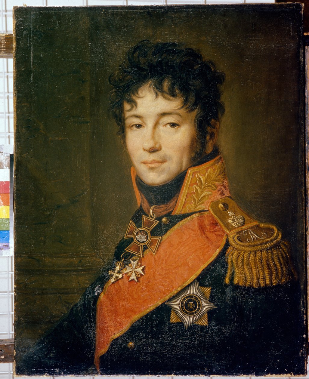 Evgraf Fedotovich Komarovsky (1769-1843) gróf portréja - Carl Christian Vogel von Vogelstein (1788-1868) peinture, huile sur toile, 67x52 cm - Evgraf Fedotovich Komarovsky gróf portréja, Carl Christian Vogel von Vogelstein olaj, vászon alkotó: Carl Christian Vogel von Vogelstein