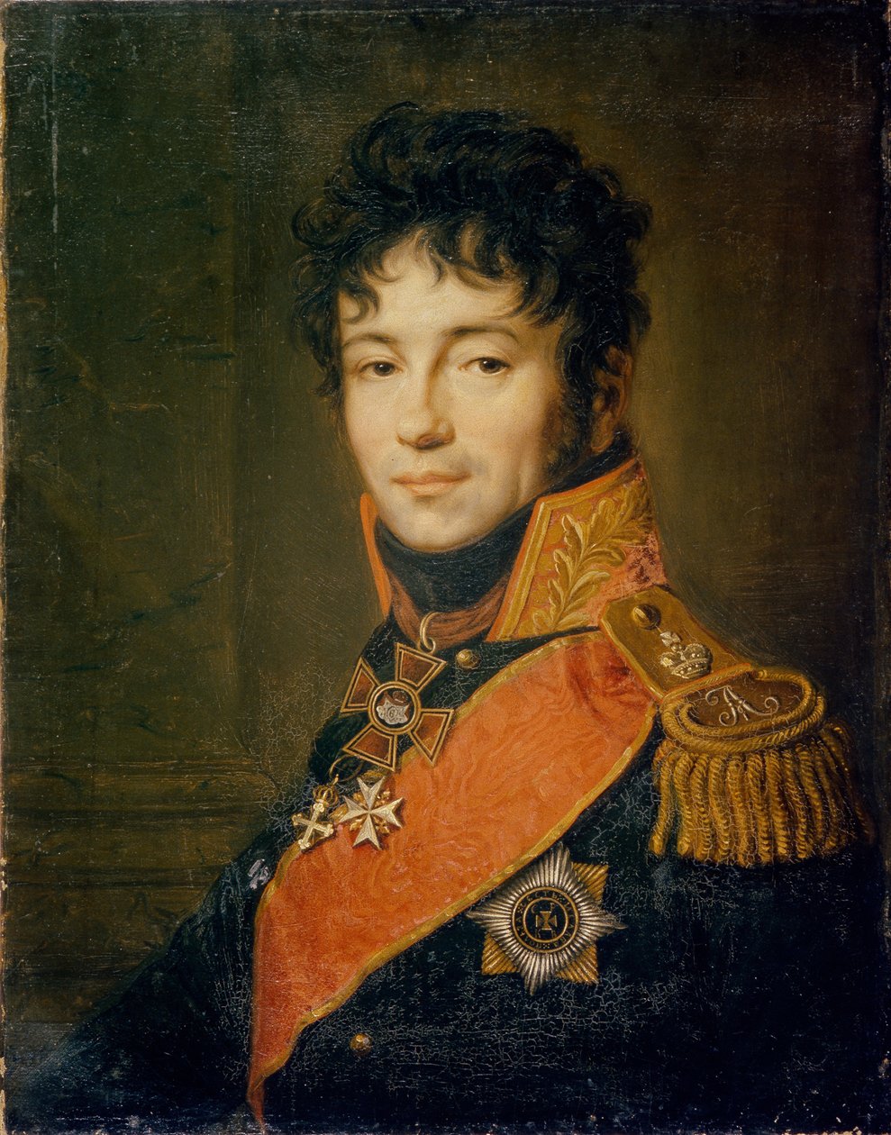 Evgraf Fedotovics Komarovszkij gróf portréja 1769-1843 alkotó: Carl Christian Vogel von Vogelstein