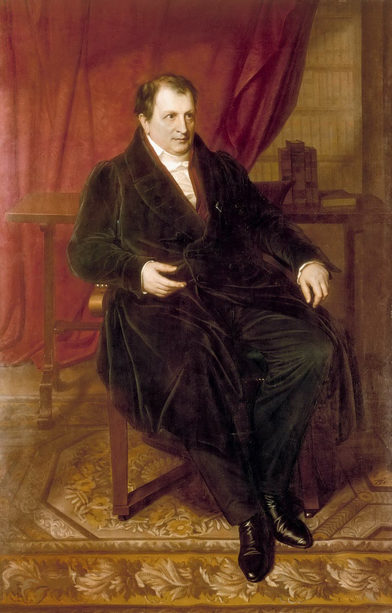 Johann Ludwig Tieck portréja 1773-1853, 1835. alkotó: Carl Christian Vogel von Vogelstein
