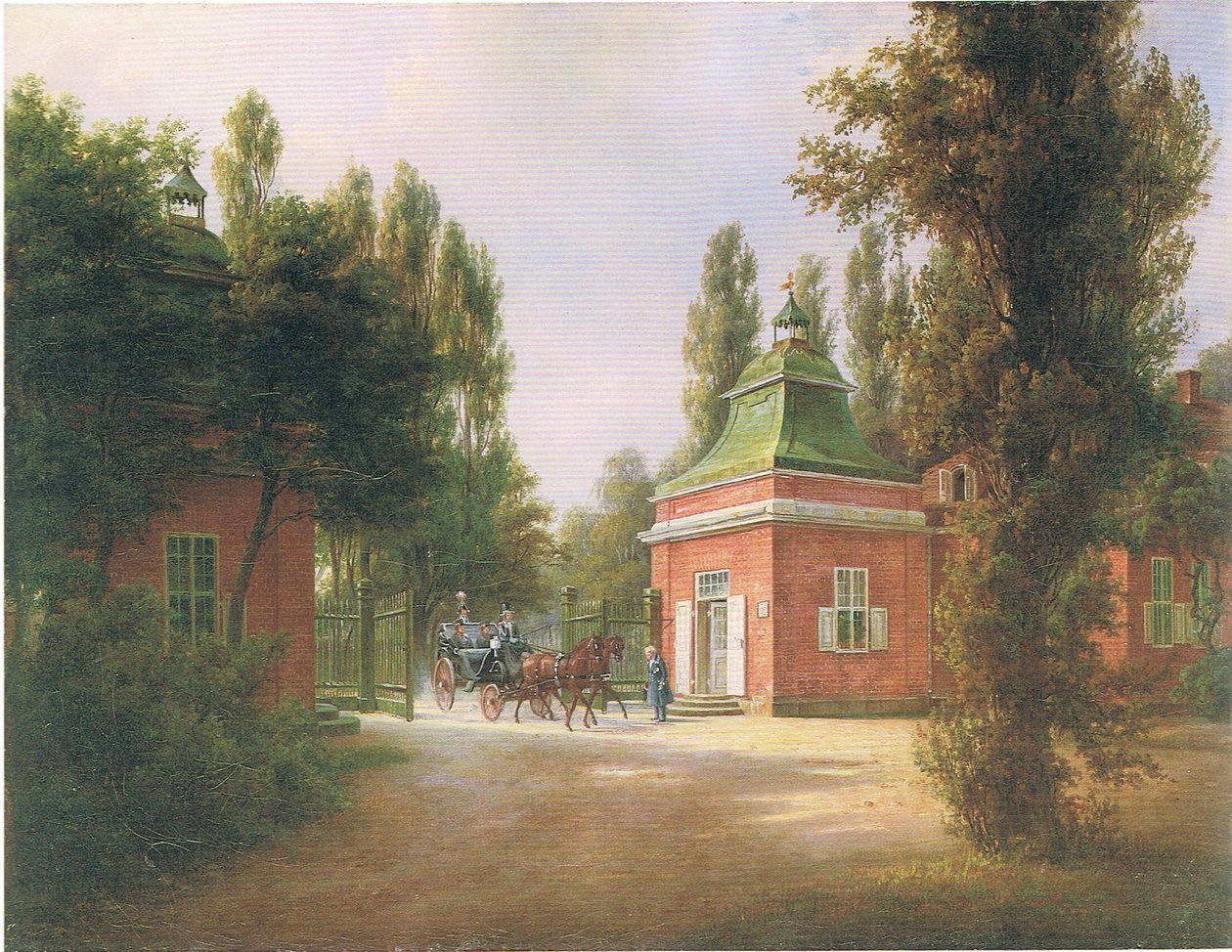 az új kert bejárata (Potsdam) alkotó: Carl Daniel Freydanck