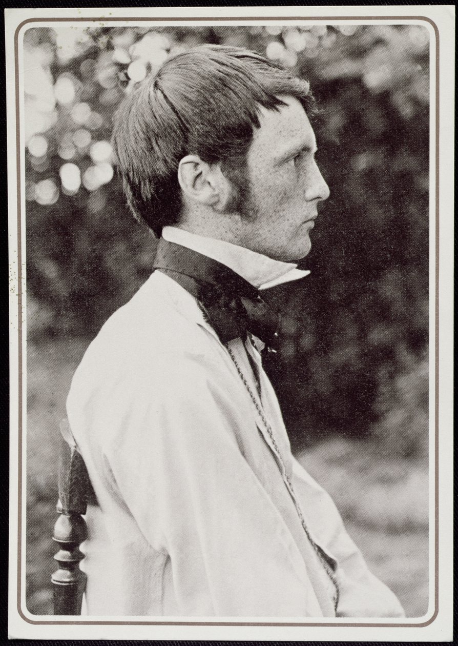 Heinrich Vogeler (1872-1942) portréja, 1898 (bw fotó) alkotó: Carl Eeg