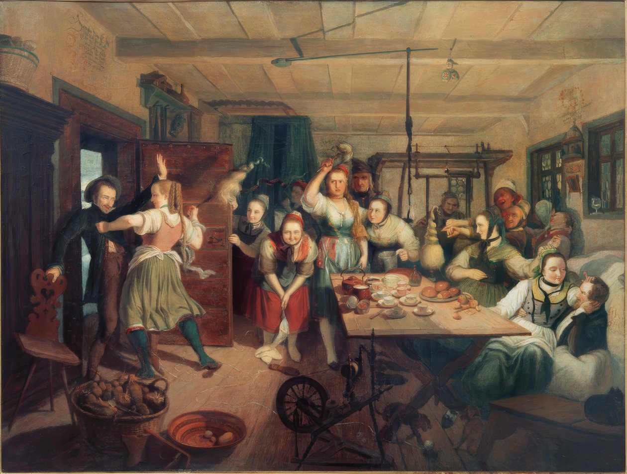 Spinning szoba Londorfban alkotó: Carl Engel von Rabenau