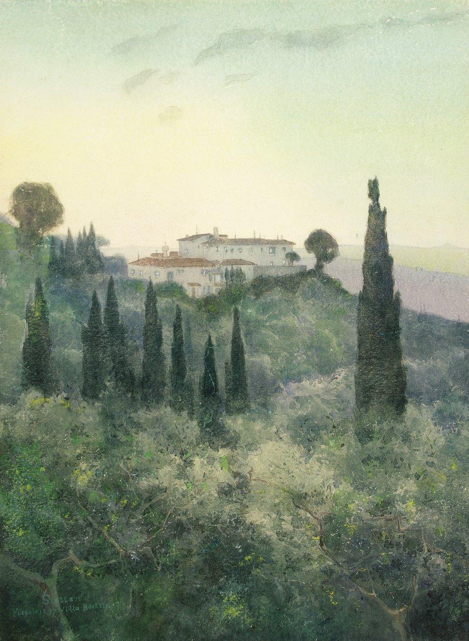 Villa Bocklin, Fiesole alkotó: Carl Ernest von Stetten