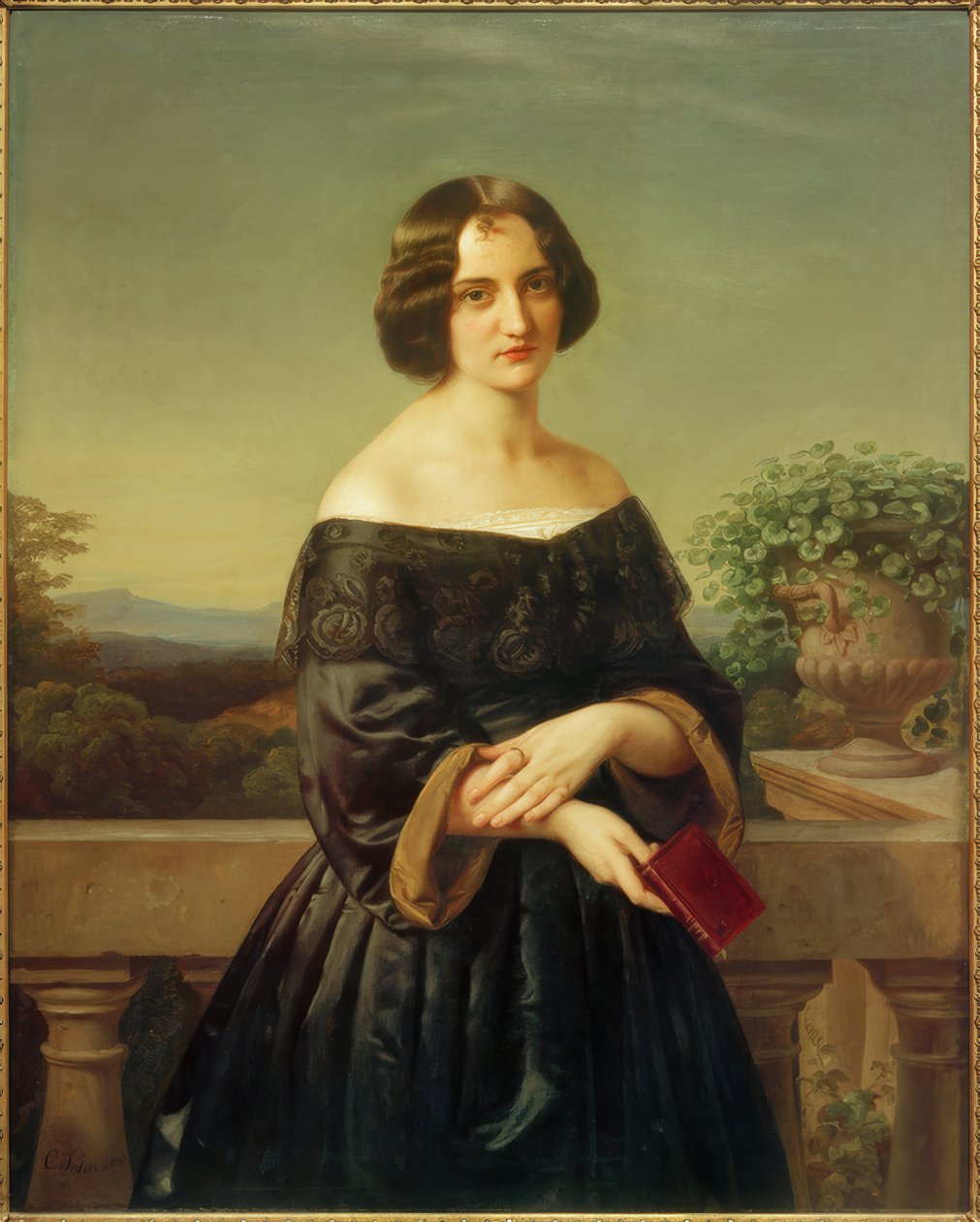 Marie Wiegmann / Carl Ferdinand Sohn festménye alkotó: Carl Ferdinand Sohn