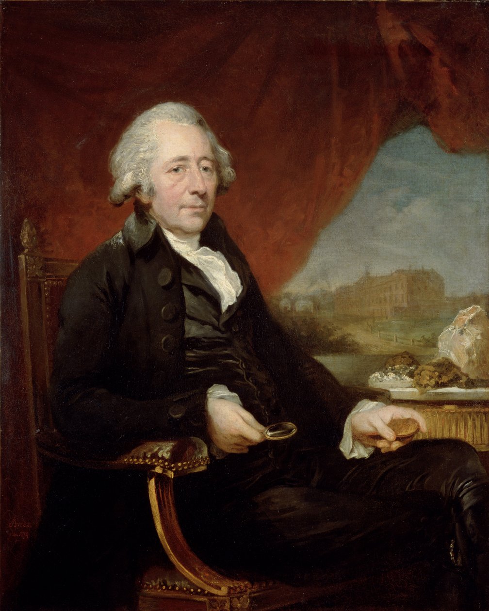 Matthew Boulton portréja, 1772 alkotó: Carl Frederick von Breda