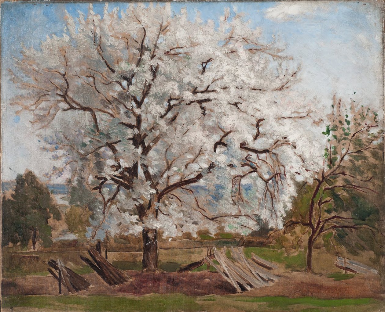 Virágzó almafa alkotó: Carl Fredrik Hill