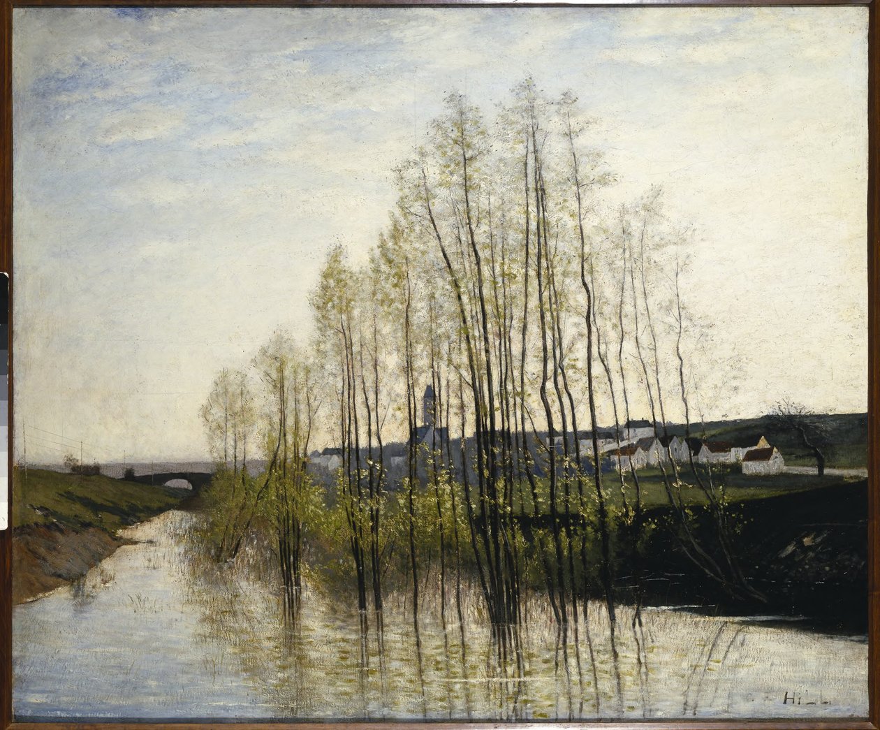Folyótáj, Champagne alkotó: Carl Fredrik Hill