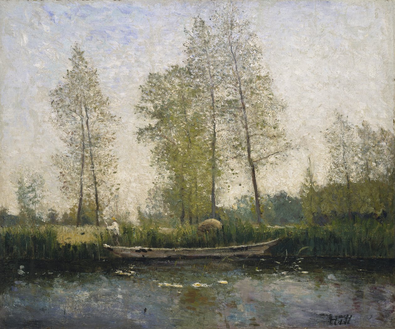 Szajna. St Germain motívuma, 1877 alkotó: Carl Fredrik Hill