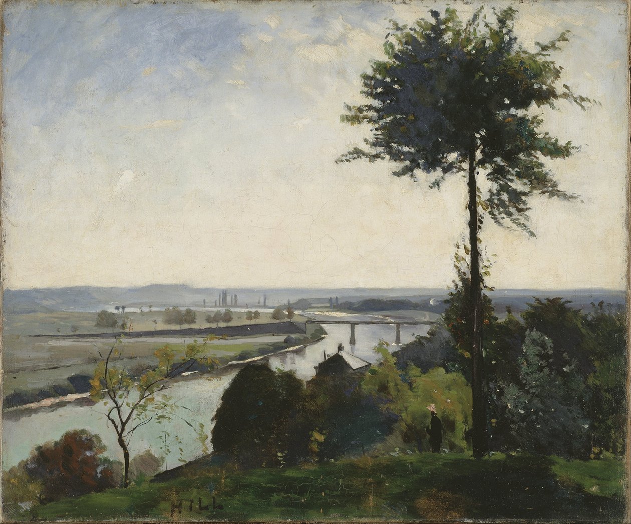 Svédül:  (Bois-le-Roi)
 A fa és a folyó III (A Szajna a Bois-le-Roi-ban) alkotó: Carl Fredrik Hill