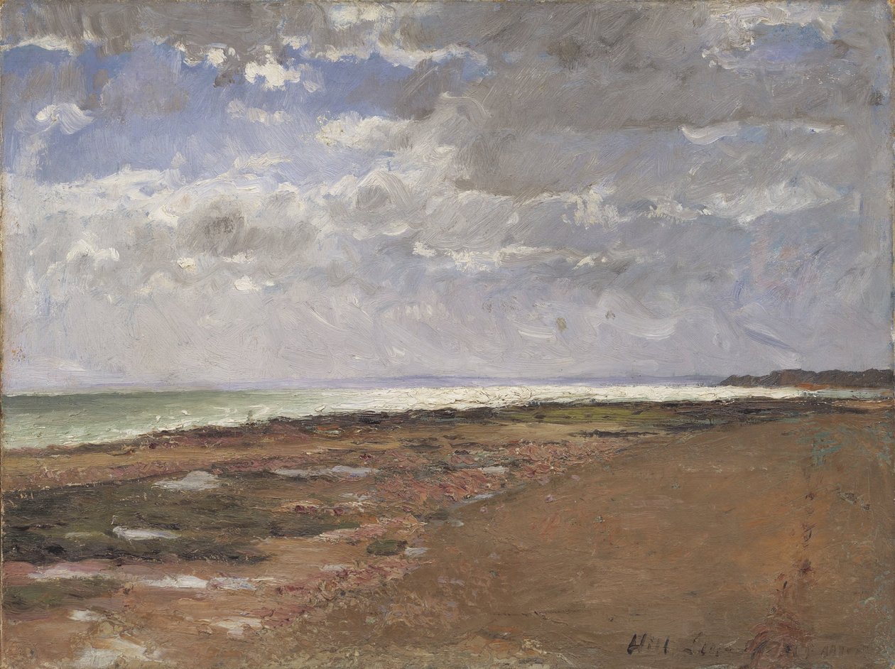 A franciaországi Luc strandja alkotó: Carl Fredrik Hill