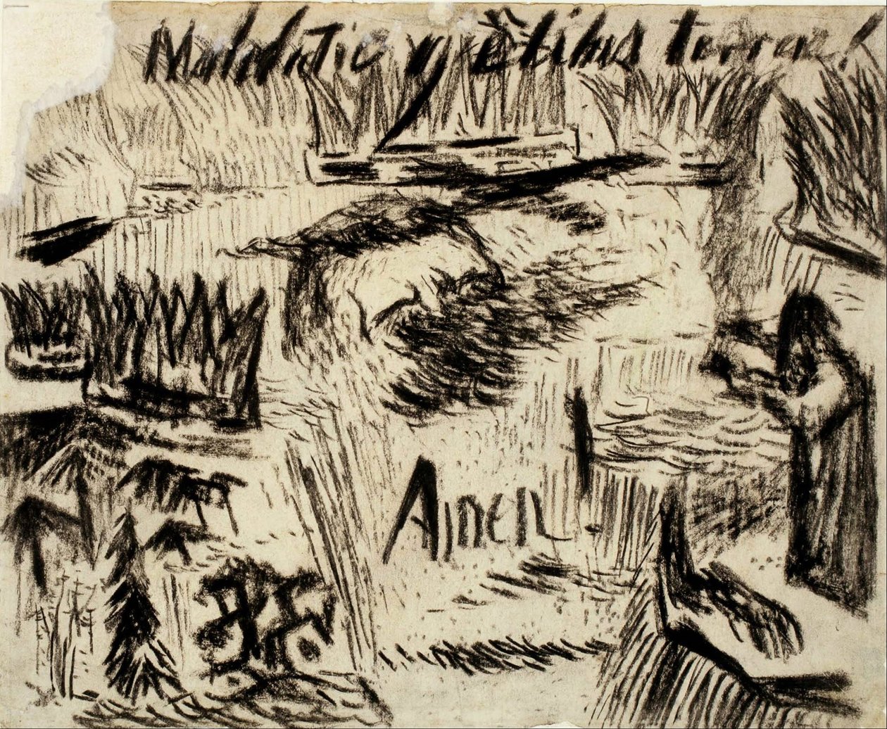 Cím nélkül (Maledictio gentibus terrae! Amen!) alkotó: Carl Fredrik Hill