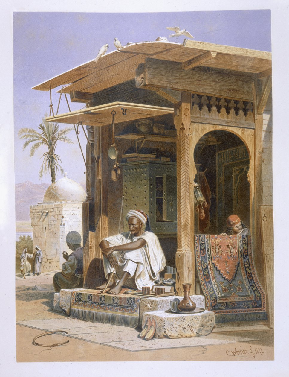 Pénzváltó Esnehben alkotó: Carl Friedrich Heinrich Werner
