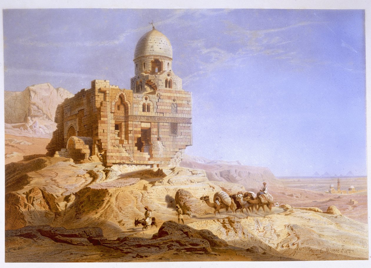 Khalifok sírjai, Kairó, 1871 alkotó: Carl Friedrich Heinrich Werner