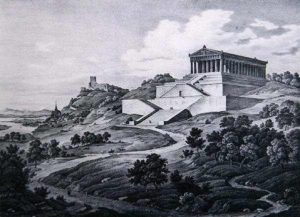 A Walhalla (litho) alkotó: Carl Friedrich Heinzmann