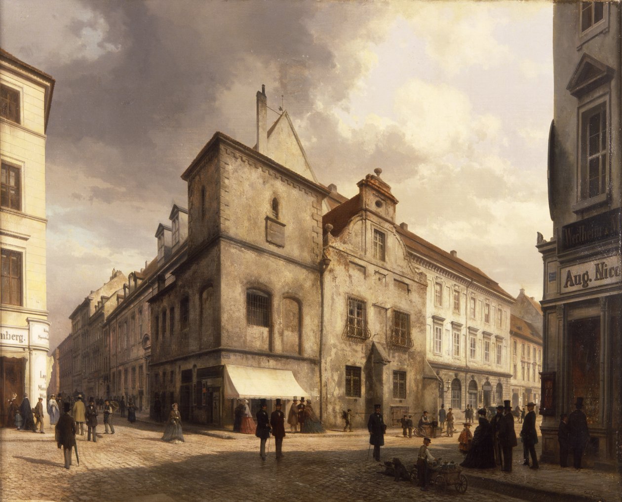 A régi berlini városháza, 1867 alkotó: Carl Graeb
