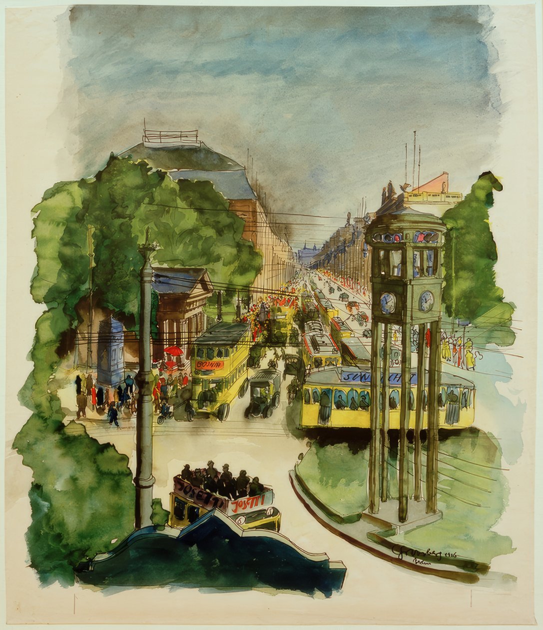 Carl Grossberg, Potsdamer Platz alkotó: Carl Grossberg
