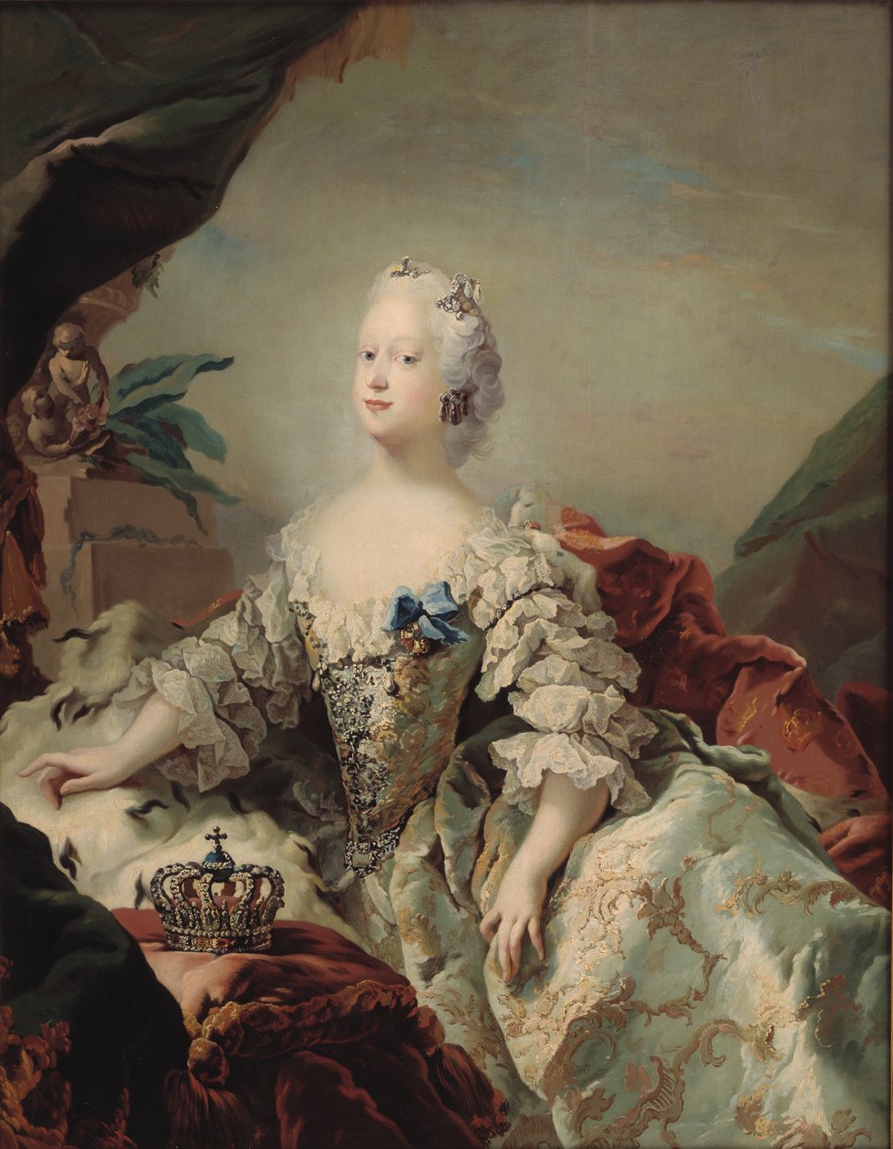 Louise, Nagy-Britannia 1724-1751, Dánia királynője, 1747. alkotó: Carl Gustaf Pilo