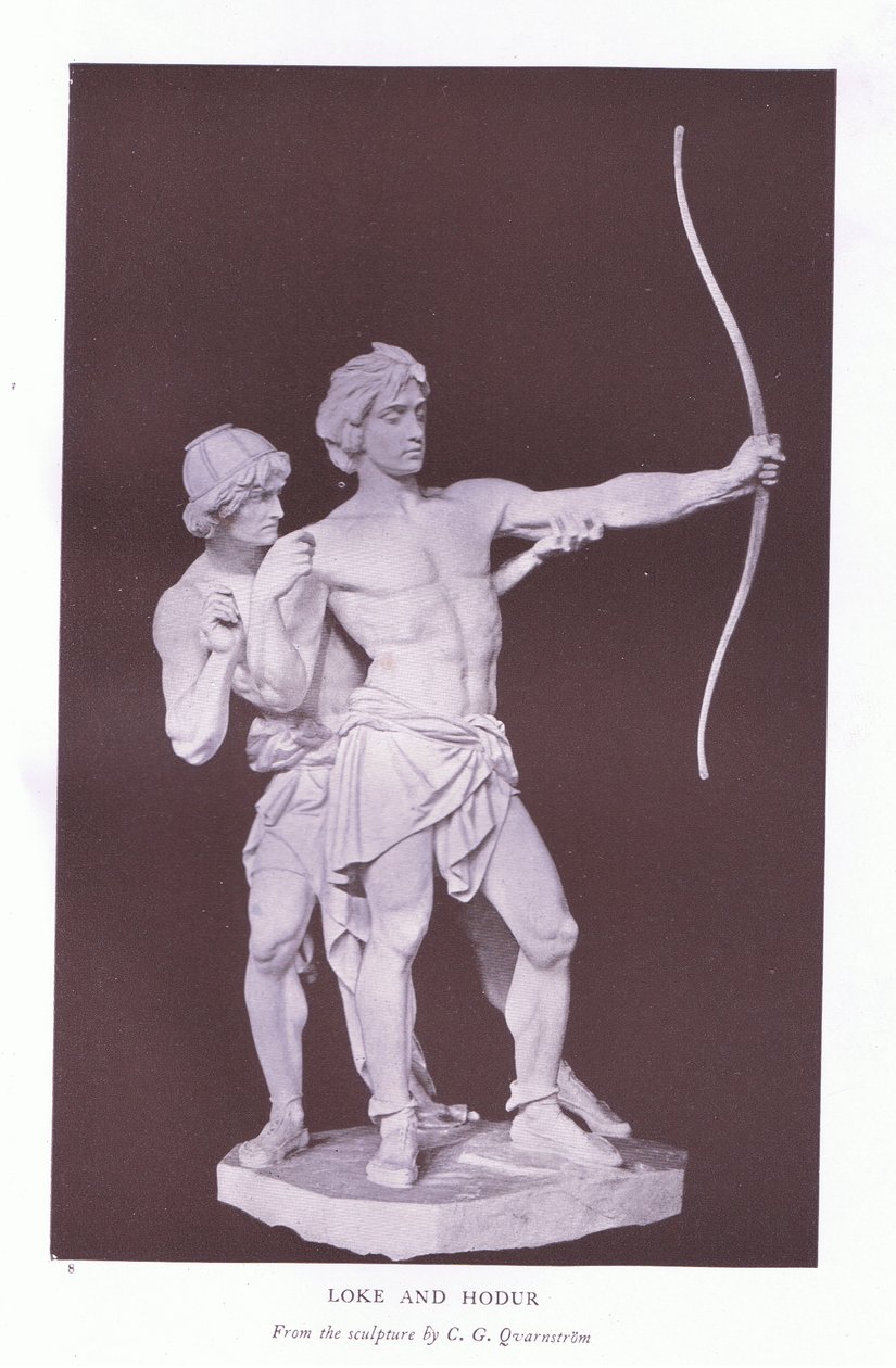 Loke és Hodur alkotó: Carl Gustav (after) Quarnstrom