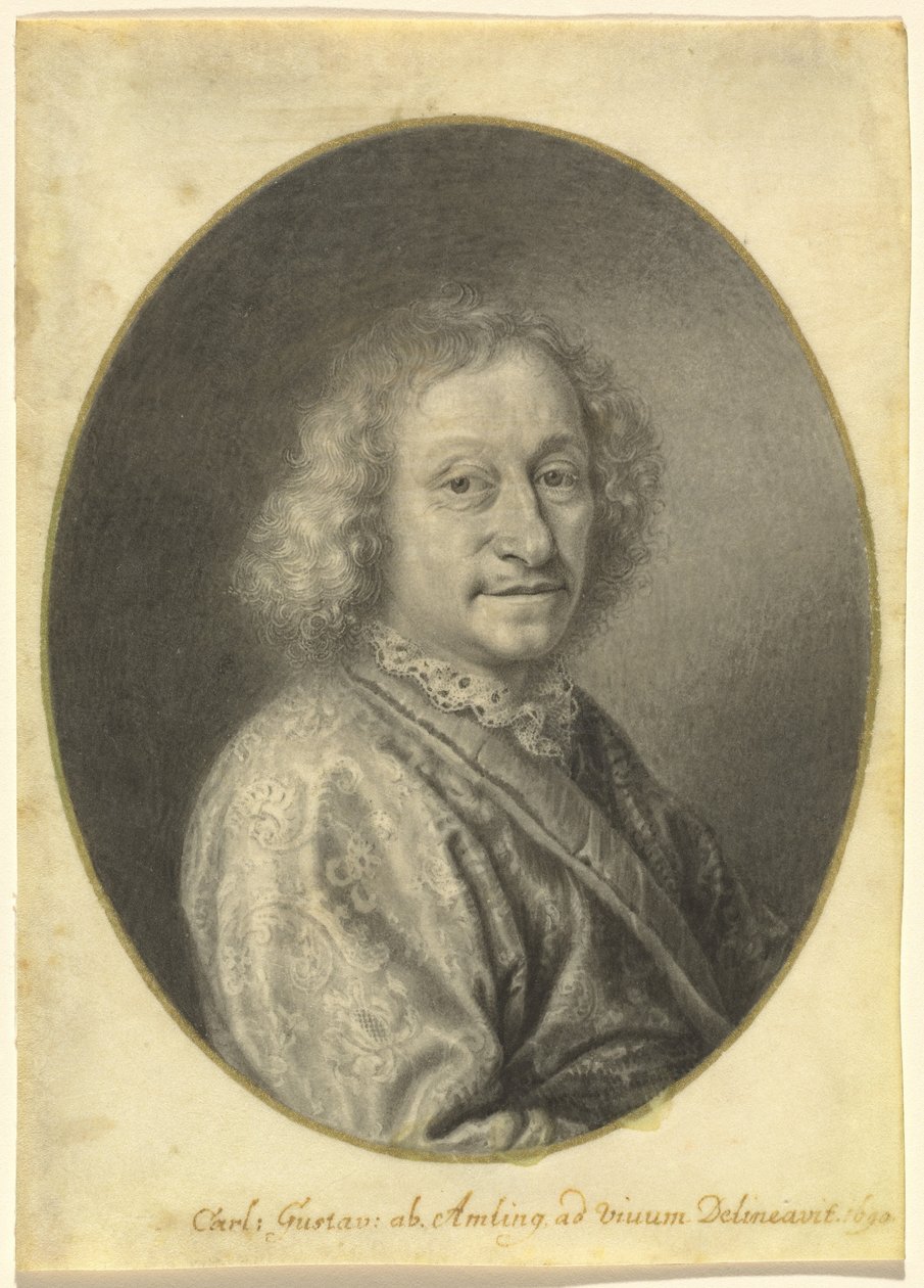 Egy úriember portréja alkotó: Carl Gustav Amling
