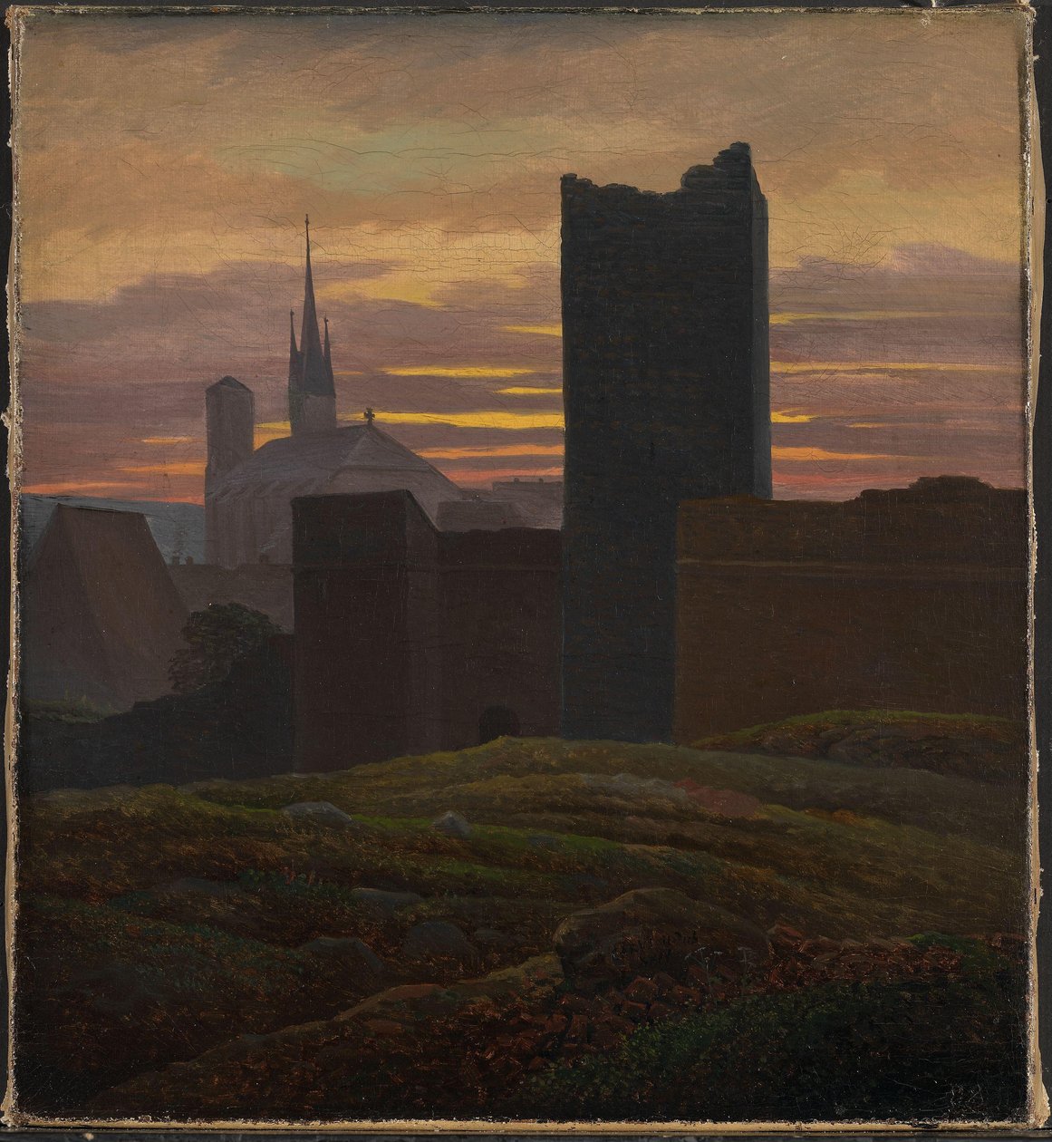 A császári vár, Eger alkotó: Carl Gustav Carus
