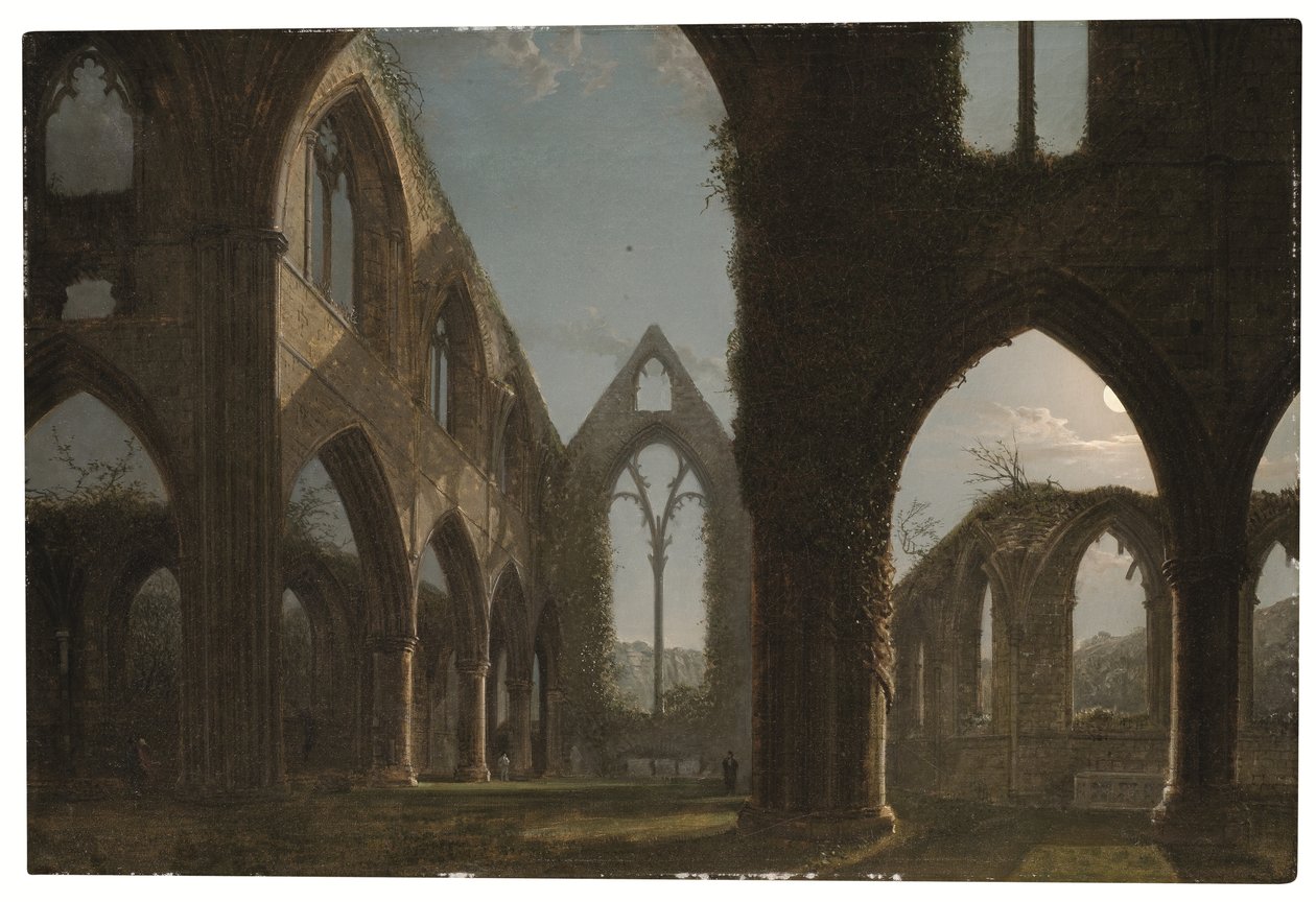 Tintern Abbey (olaj, vászon) alkotó: Carl Gustav Carus
