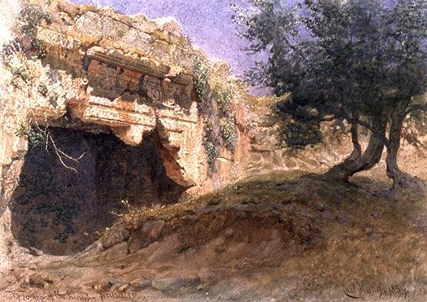 A Királyok Sírjainak bejárata, Jeruzsálem alkotó: Carl Haag