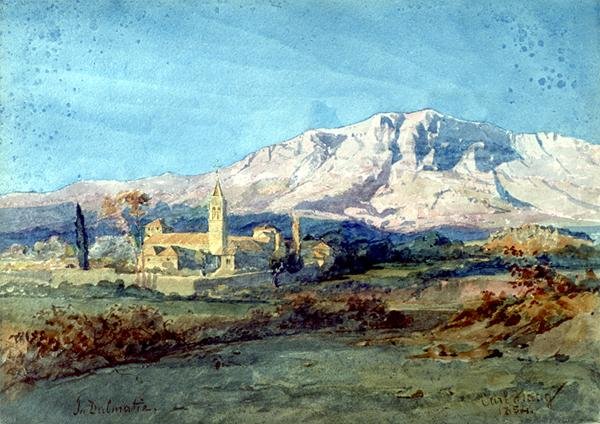 Dalmáciában alkotó: Carl Haag