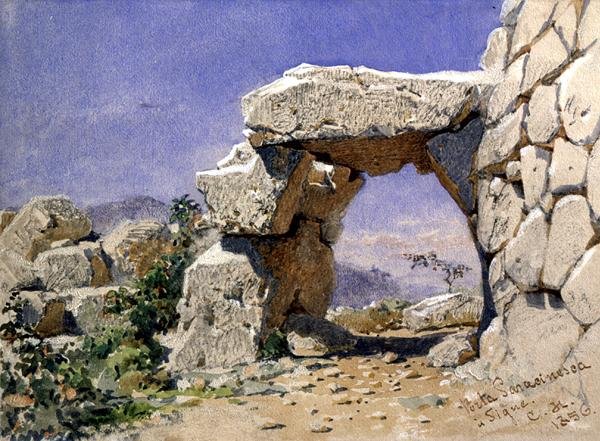 "Porta Saracinesa in Signe" alkotó: Carl Haag