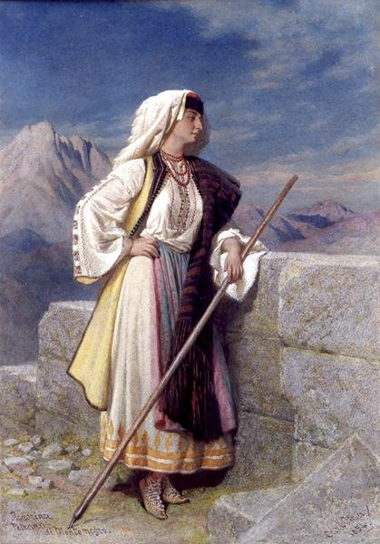 "Monte Negro Petrana kisasszony" alkotó: Carl Haag