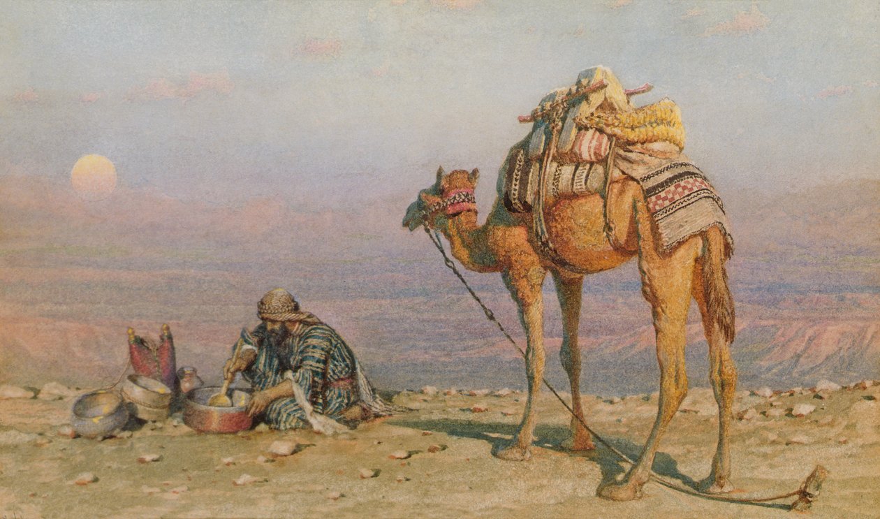 Az esti étkezés, 1881 alkotó: Carl Haag