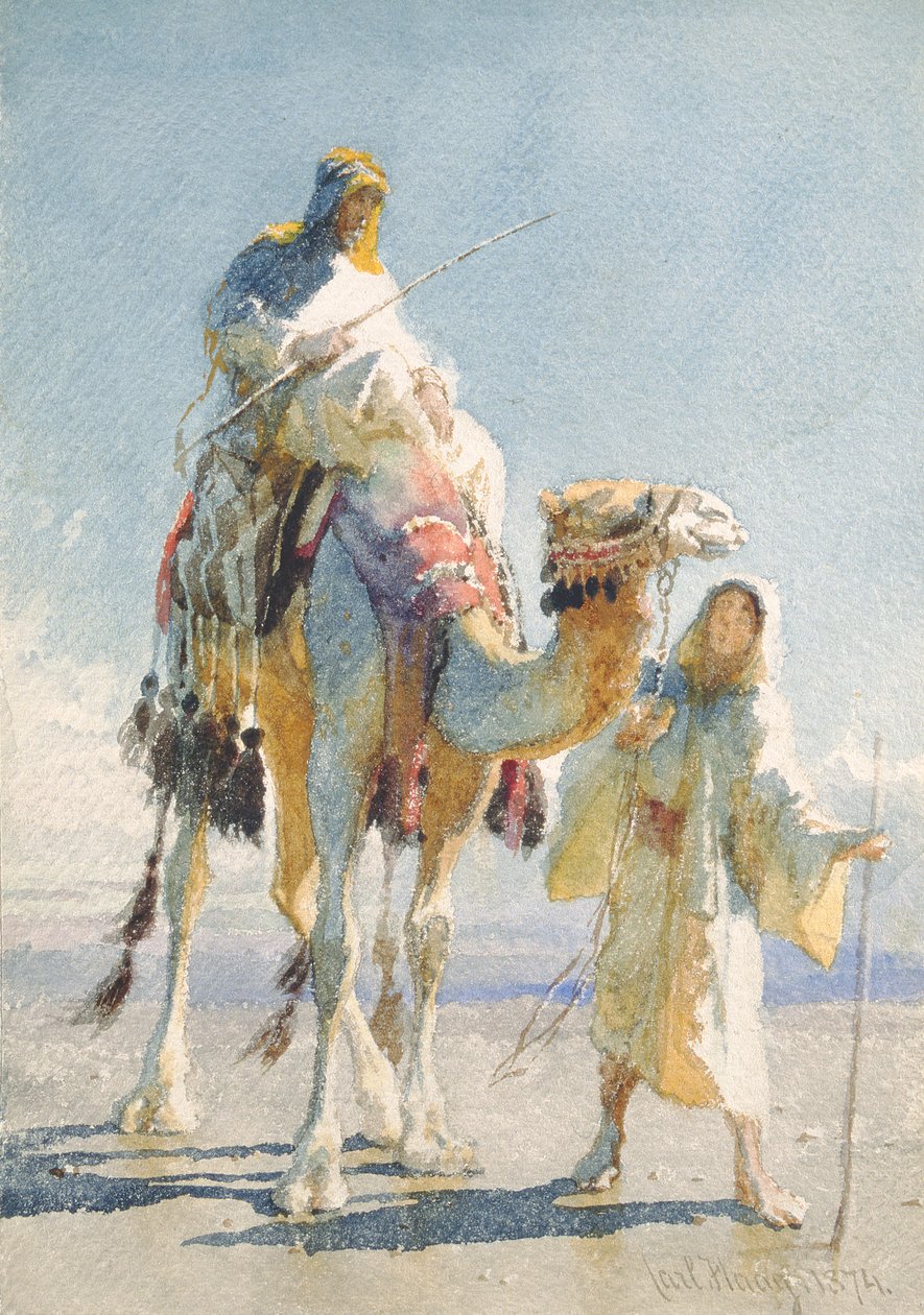 A Shaik és útmutatója, 1874 alkotó: Carl Haag