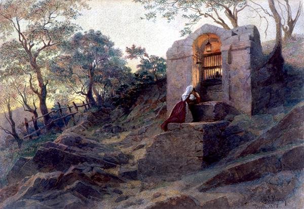 "Egy Mandoletta Tivoliban" alkotó: Carl Haag