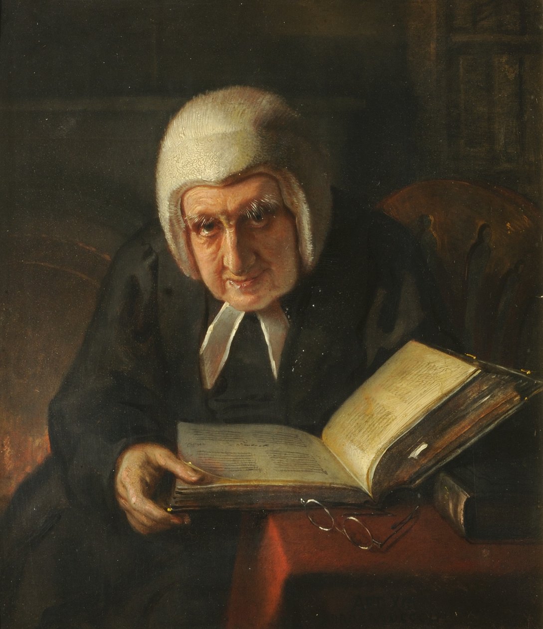 Martin Joseph Routh, a Magdalen College elnöke, 1850 alkotó: Carl Hartmann