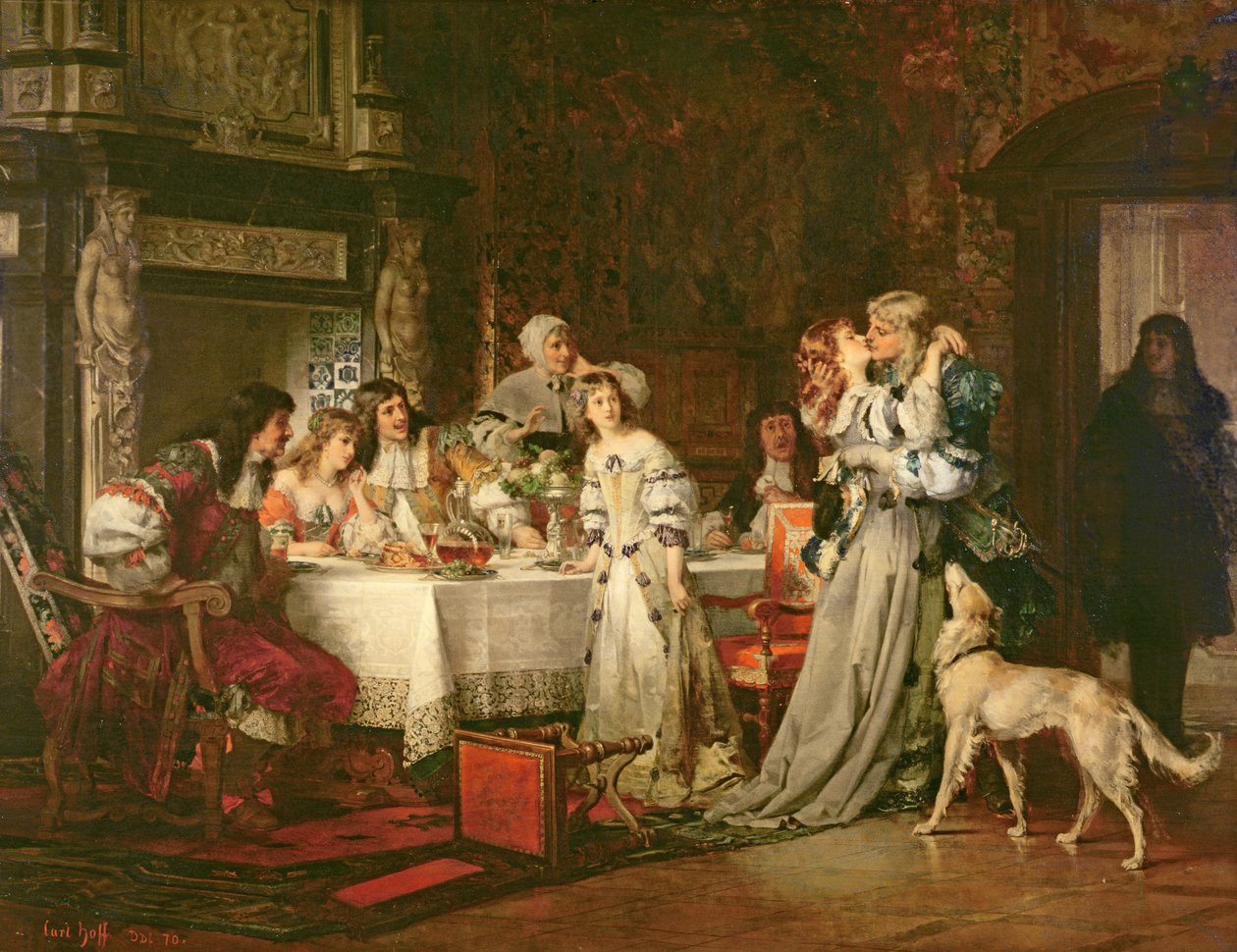 A visszatérés, 1870 alkotó: Carl Heinrich Hoff
